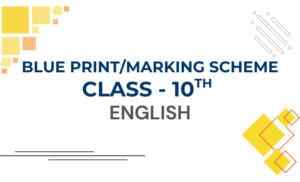 Blue Print 2026 – Classs 10th English