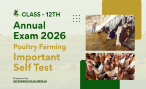 Important Objective Type Self Test – Annual Exam 2026 Class 12 Poultry Farming