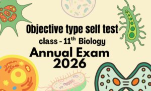 Annual Exam 2026 Class 11th Biology – Excellent Objective Type Self Test (English Medium)